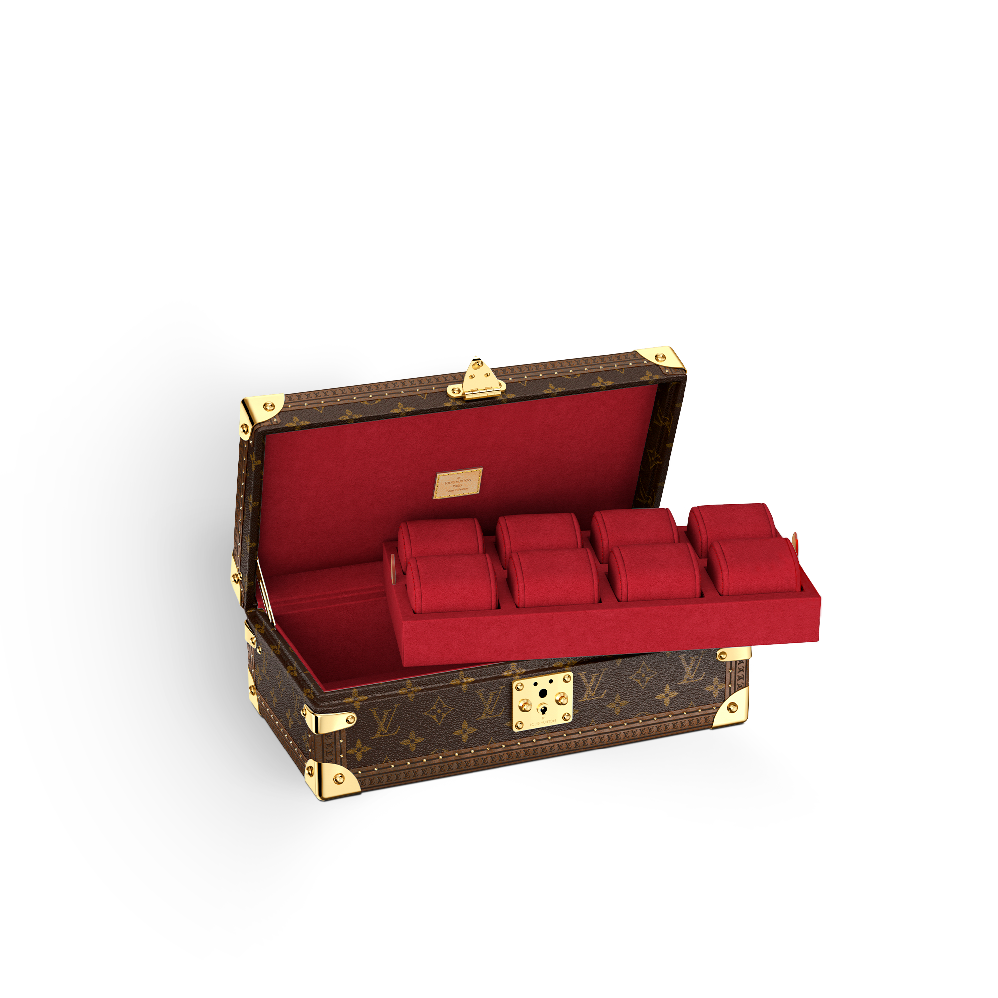 8 watch case Monogram Canvas - Les Extraordinaires - Hardsided